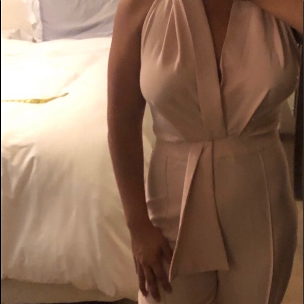 Misguided blush jumpsuit